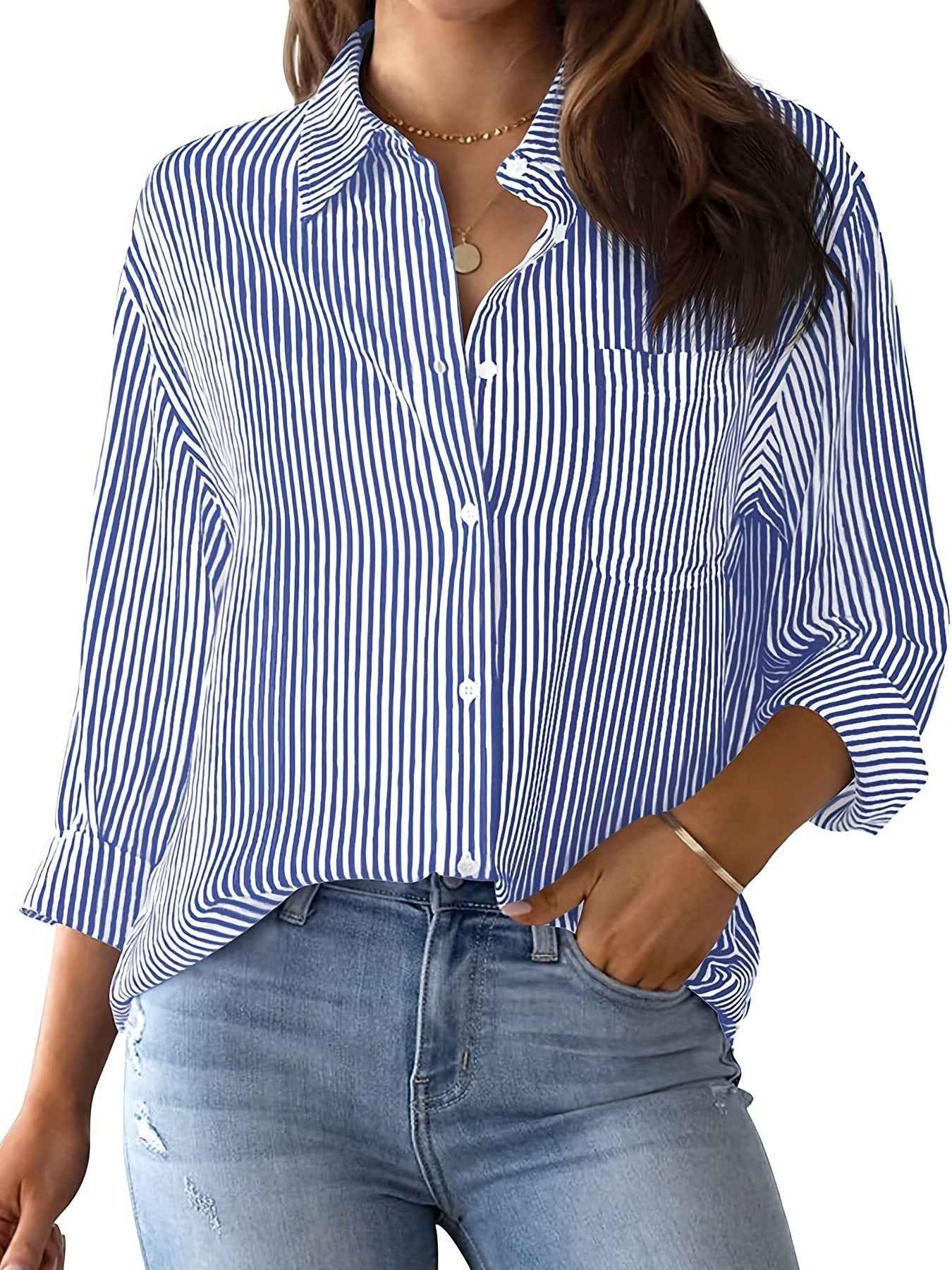 Tops Stand Alone Amazon Long Sleeve Shirt Printed Shirt - FIFI LONDON