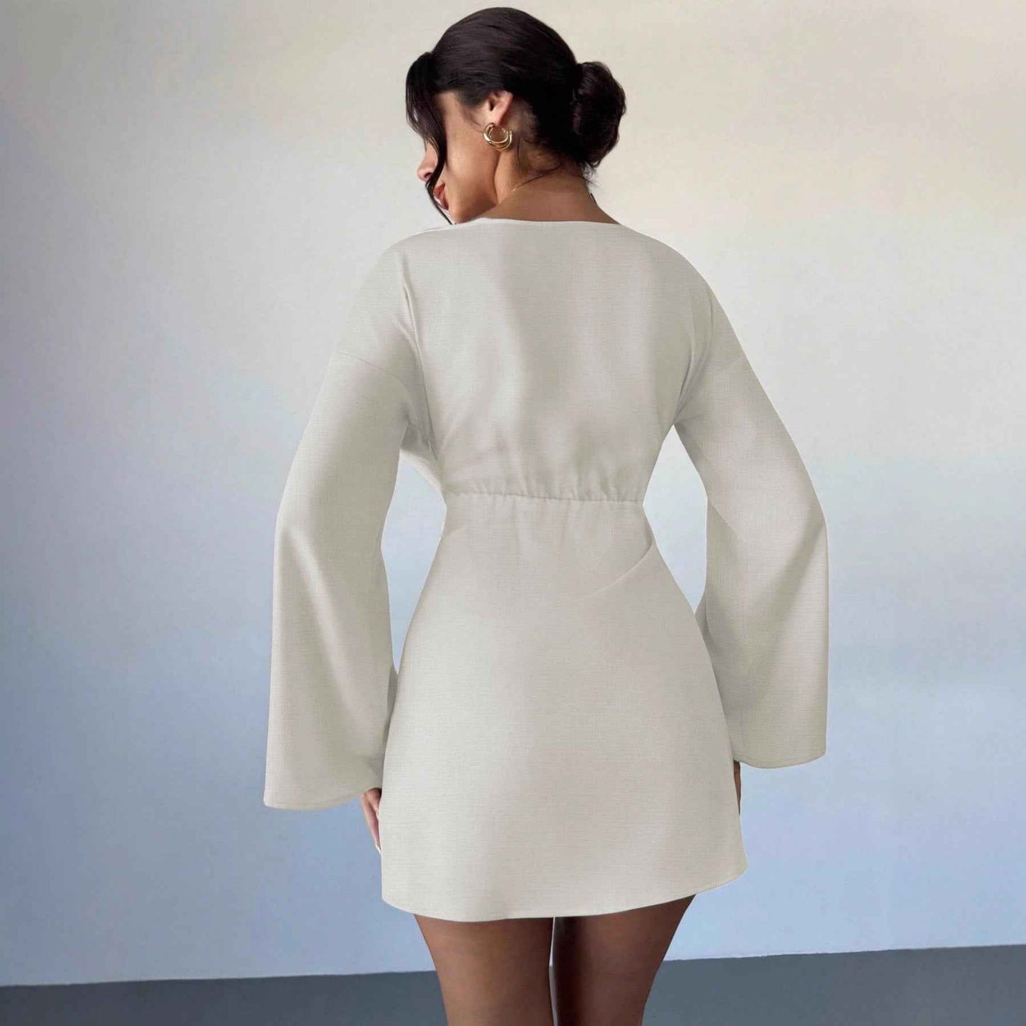 Women's Long Sleeve Patchwork Dress