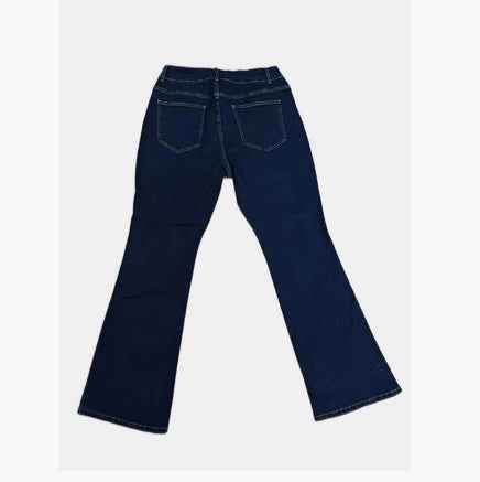 Women’s High Waist Skinny Jeans shown front-on on model — Fifi London Autumn collection