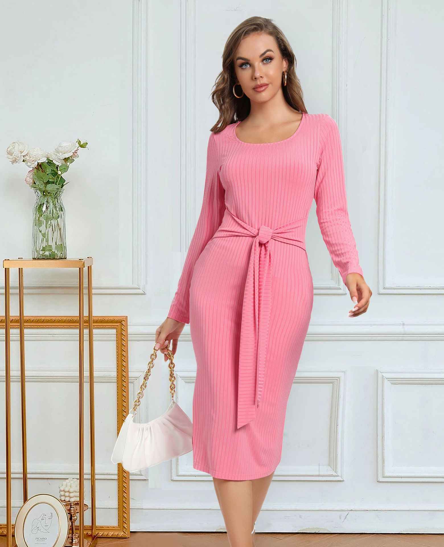 Long sleeve bodycon dress