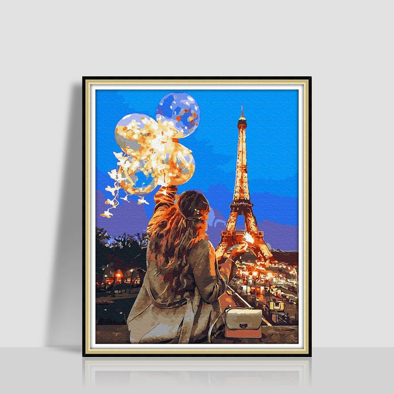 Digital Oil Painting Romantic Atmosphere Combination Hanging Painting - FIFI LONDON