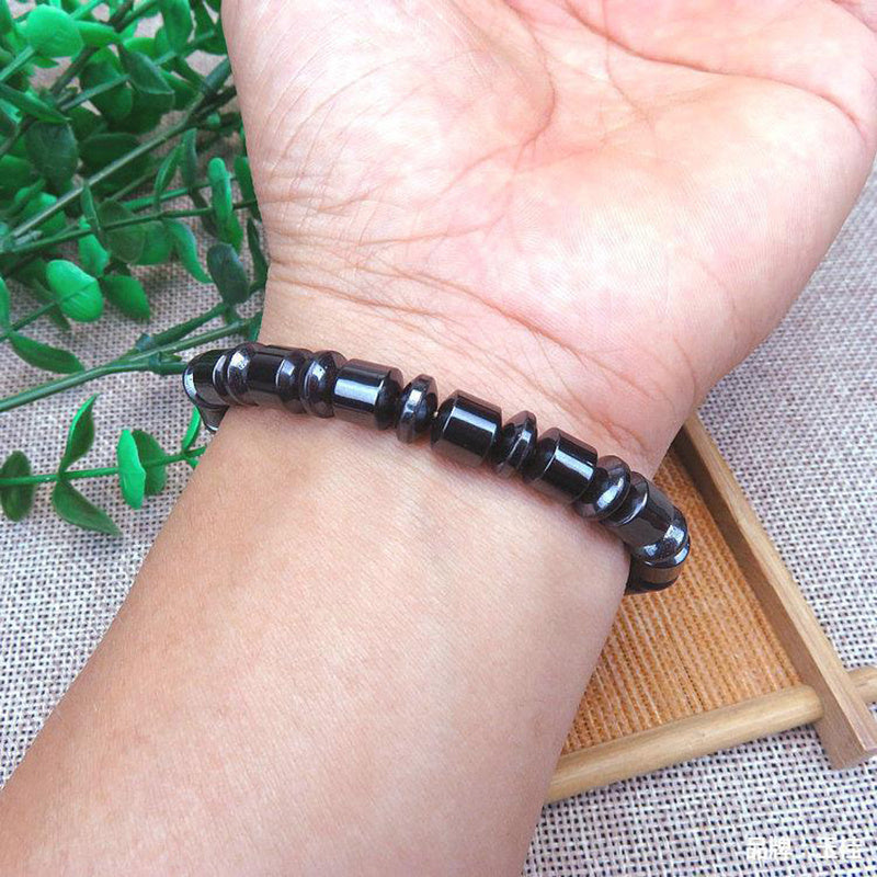 Weight Loss Magnet Bracelets For Women Men Pentagram Stone Magnetic Therapy Bracelets Pain Relief Slimming Health Jewelry - FIFI LONDON