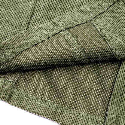 Casual long-sleeve corduroy coat 