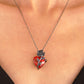 Punk Rose Love Necklace Fashion Personality Heart-shaped Clavicle Chain Pendant Necklace