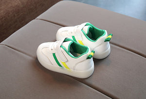Kimmy White LED Sneakers Shoes - FIFI LONDON