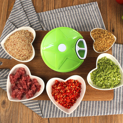 Multifunction manual veggie and fruit shredder 