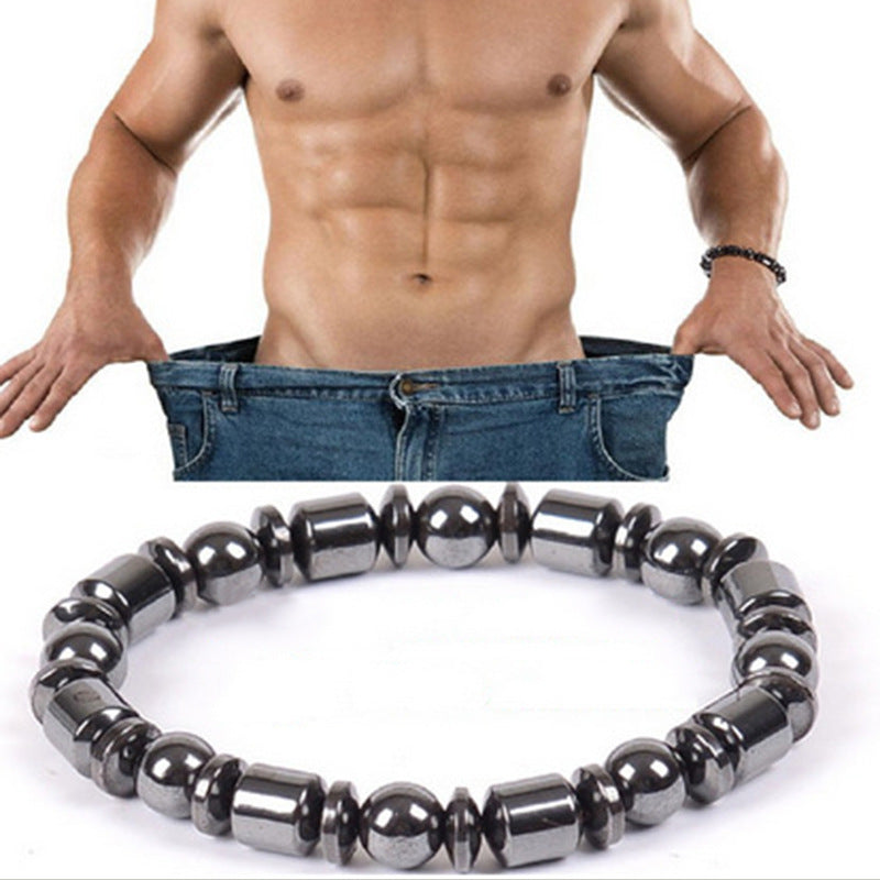 Weight Loss Magnet Bracelets For Women Men Pentagram Stone Magnetic Therapy Bracelets Pain Relief Slimming Health Jewelry - FIFI LONDON