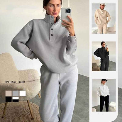 Warm hoodie and jogger set
