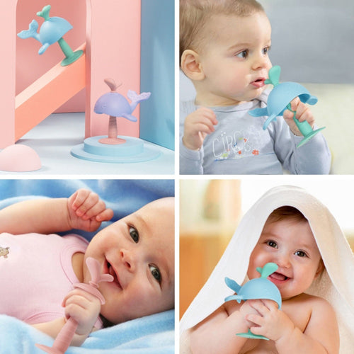 Baby Teething Toys For Newborn Infants Safe Infant And Toddler Silicone Teethers Soothe Babies Gums Perfect Baby Shower Gift - FIFI LONDON