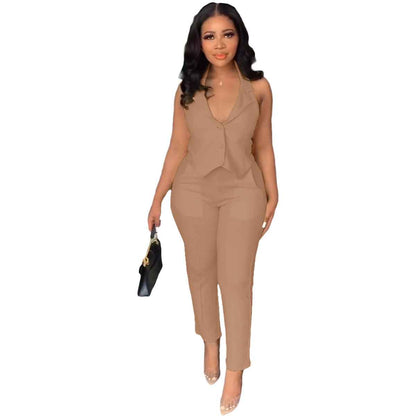 Lightweight summer two-piece outfit 