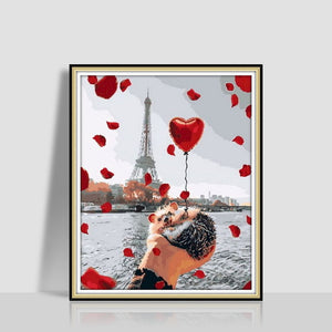 Digital Oil Painting Romantic Atmosphere Combination Hanging Painting - FIFI LONDON