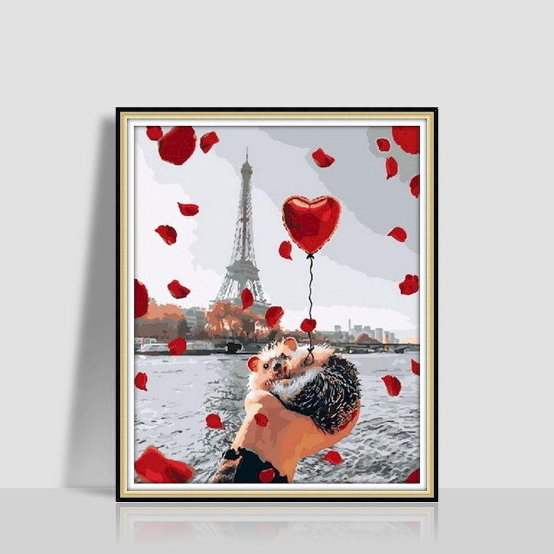 Digital Oil Painting Romantic Atmosphere Combination Hanging Painting - FIFI LONDON