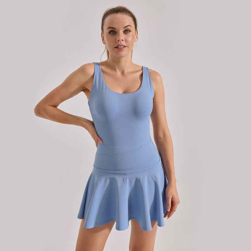High-stretch Dresses, New Summer Nude Anti-walking Sports Dresses