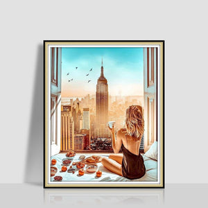 Digital Oil Painting Romantic Atmosphere Combination Hanging Painting - FIFI LONDON