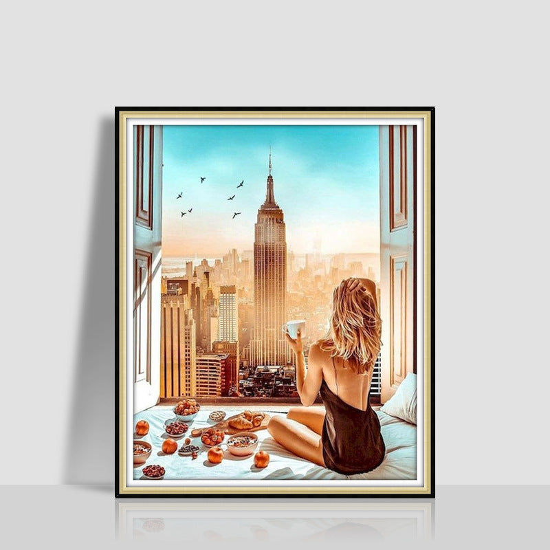 Digital Oil Painting Romantic Atmosphere Combination Hanging Painting - FIFI LONDON