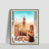 Digital Oil Painting Romantic Atmosphere Combination Hanging Painting - FIFI LONDON