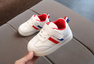 Kimmy White LED Sneakers Shoes - FIFI LONDON