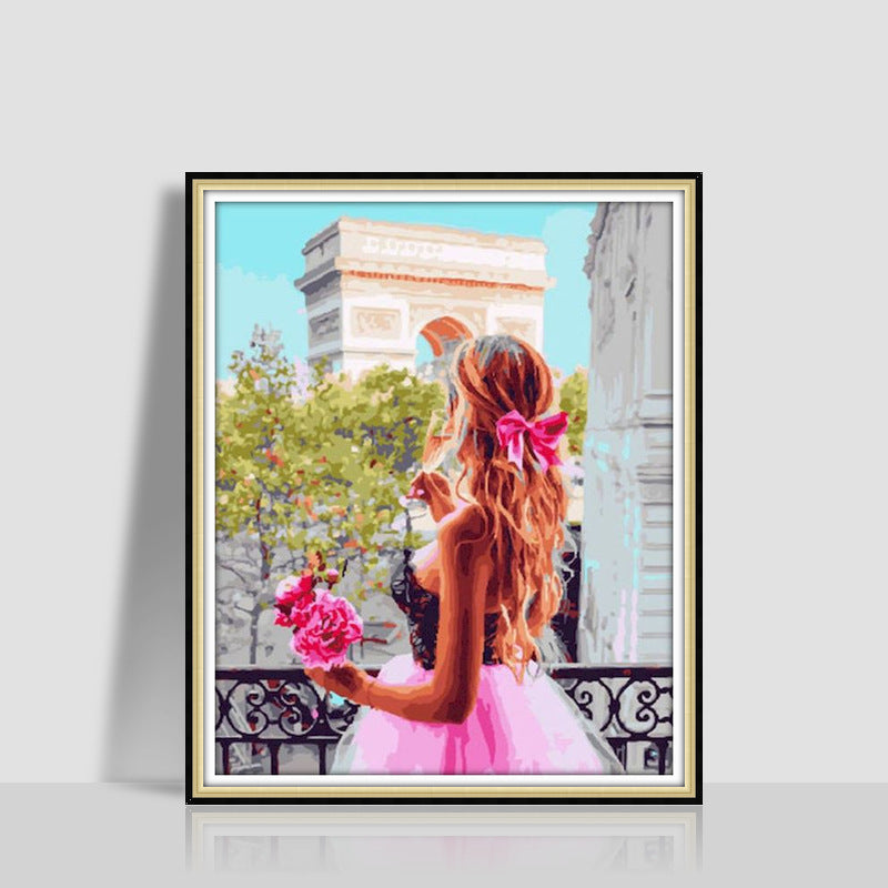 Digital Oil Painting Romantic Atmosphere Combination Hanging Painting - FIFI LONDON