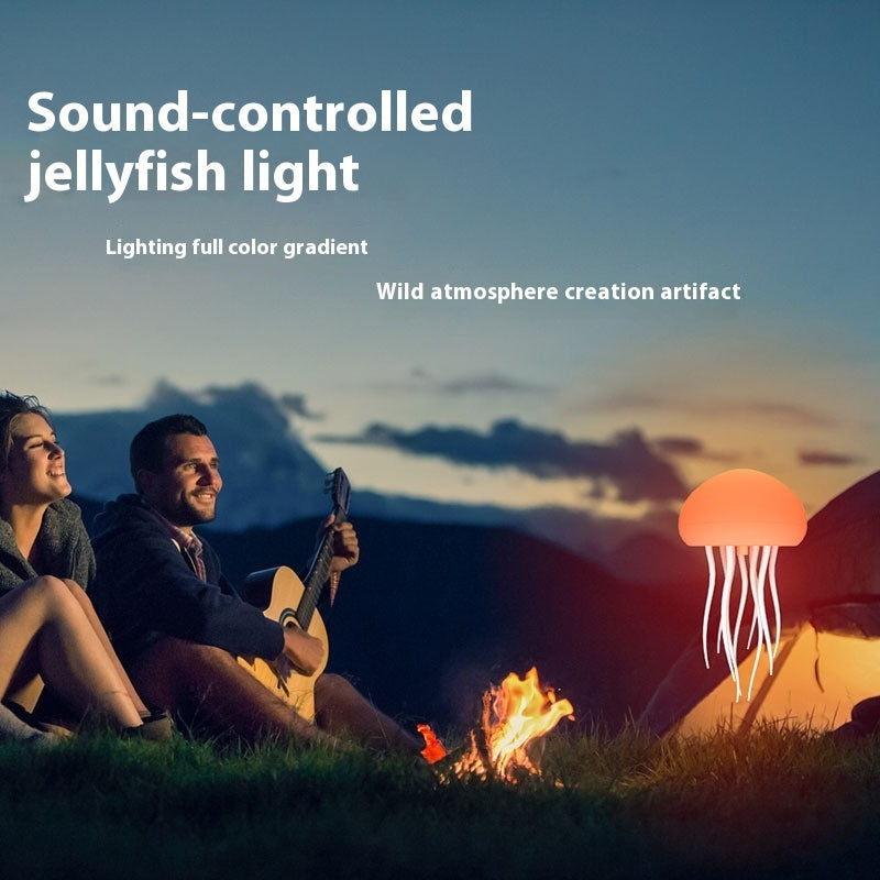Jellyfish Mood Lamp LED Jellyfish Night Light Portable Jellyfish Lamp Jellyfish Decorations Smart Table Lamp For Bedside Desk - FIFI LONDON