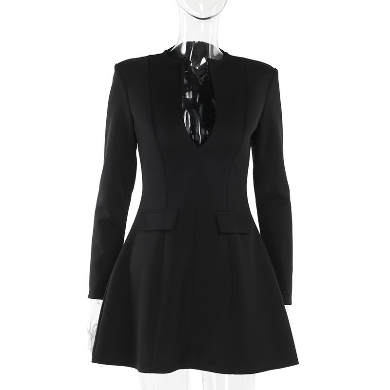 Chic fitted evening dress