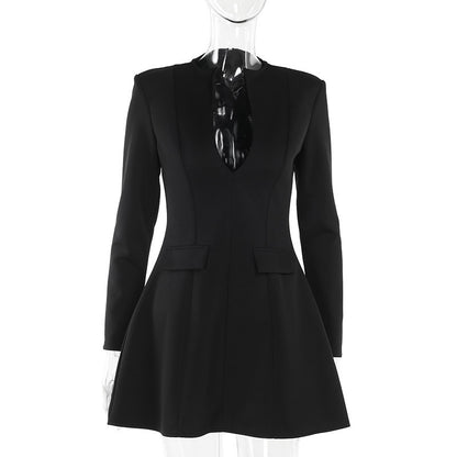 Chic fitted evening dress