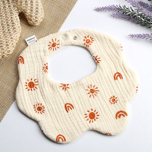 Cotton Simple Newborn Printing Drool Towel - FIFI LONDON
