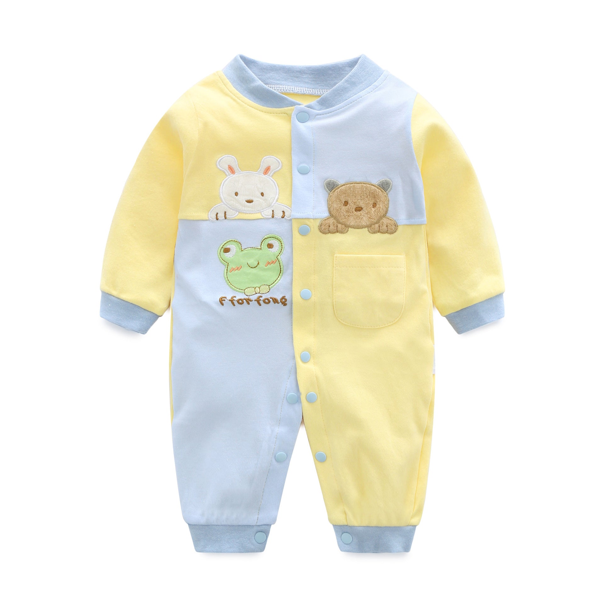 Baby onesie

Infant bodysuit

Cotton baby romper

Newborn one-piece

Unisex baby clothes

Baby shower gift idea

Snap closure onesie

Soft baby outfit
