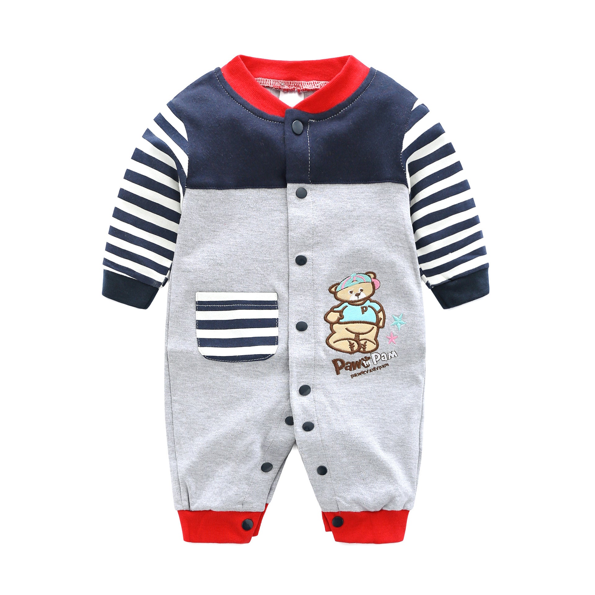 Baby onesie

Infant bodysuit

Cotton baby romper

Newborn one-piece

Unisex baby clothes

Baby shower gift idea

Snap closure onesie

Soft baby outfit