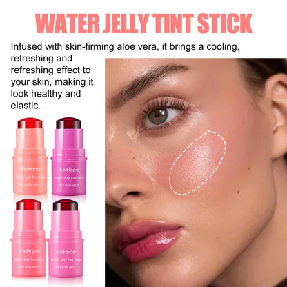 2-in-1 blush lip gloss stick