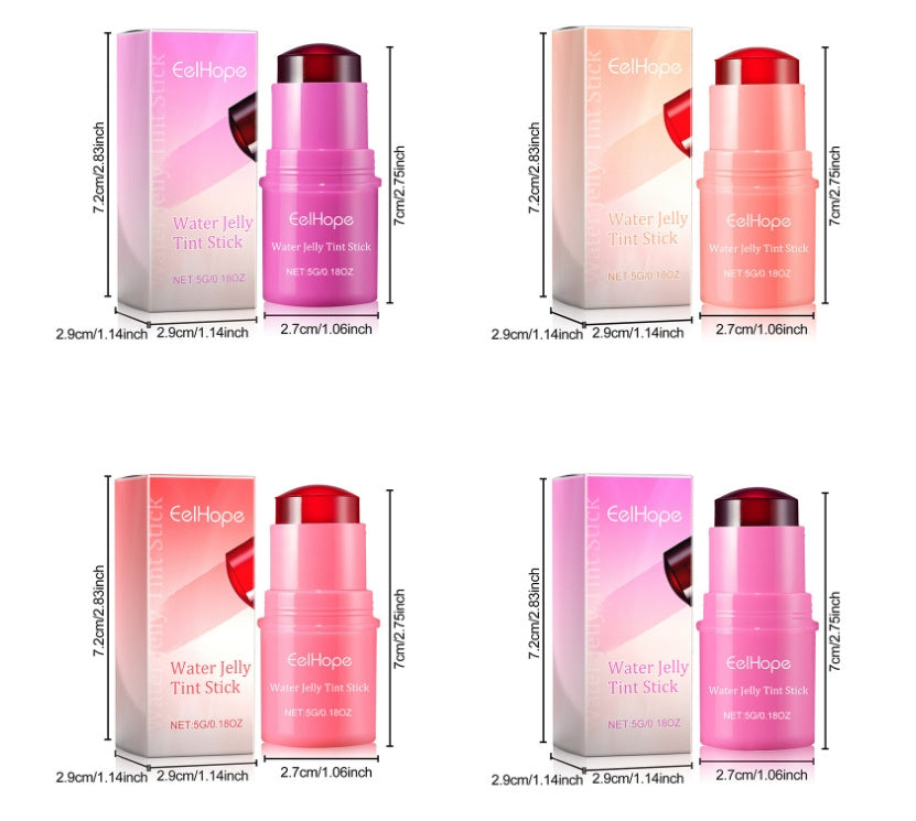 2-in-1 blush lip gloss stick
