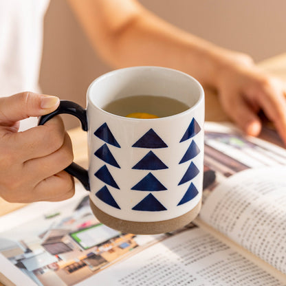 Artistic ceramic coffee cup