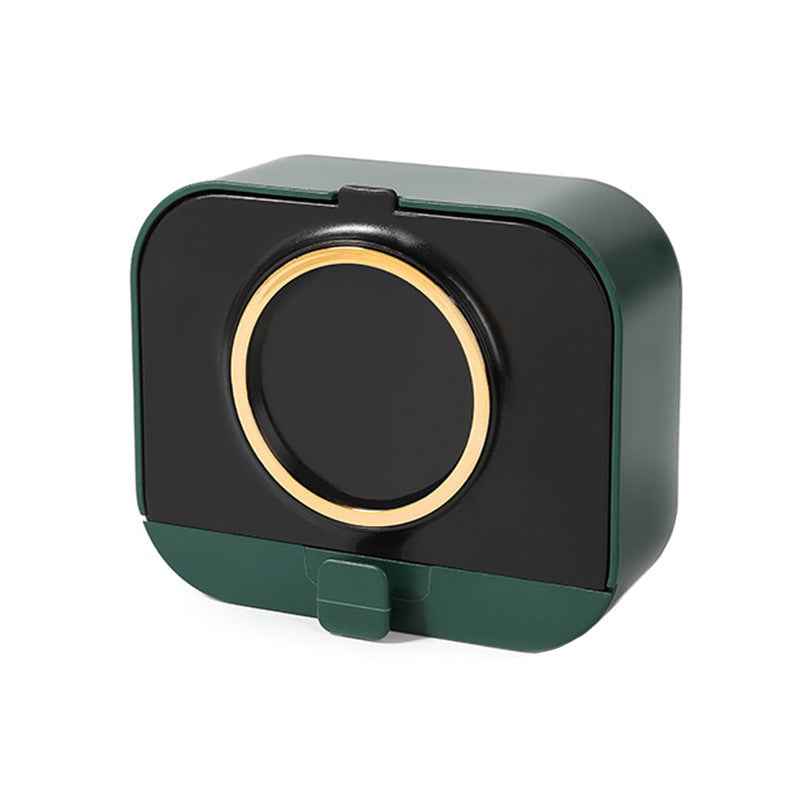 Drain Hole Free Wall Mounted Soap Box With Cover