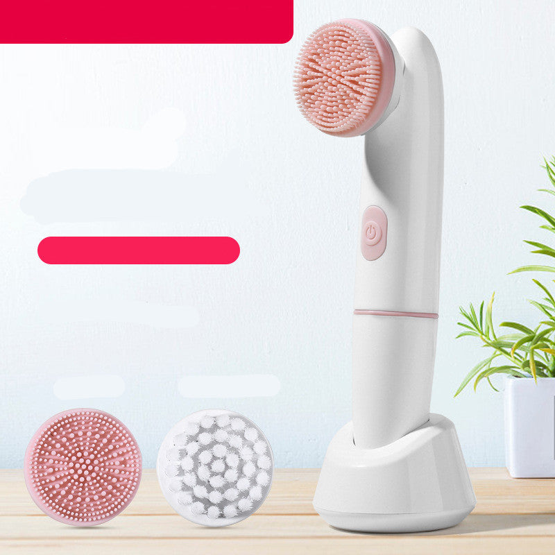 Portable electric facial exfoliator