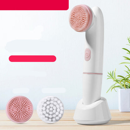 Portable electric facial exfoliator