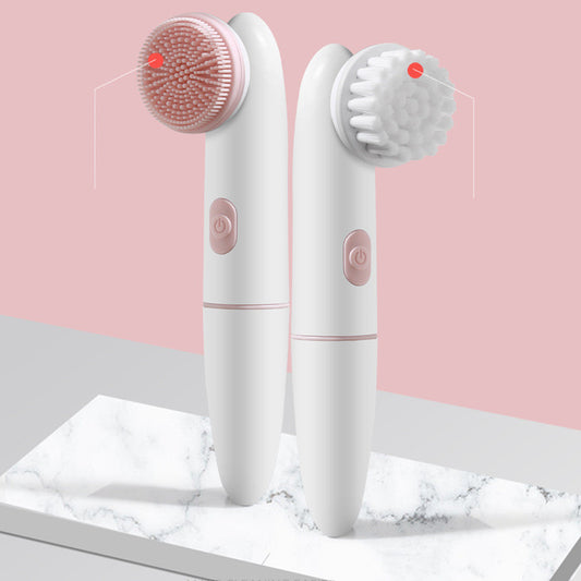 Portable electric facial exfoliator