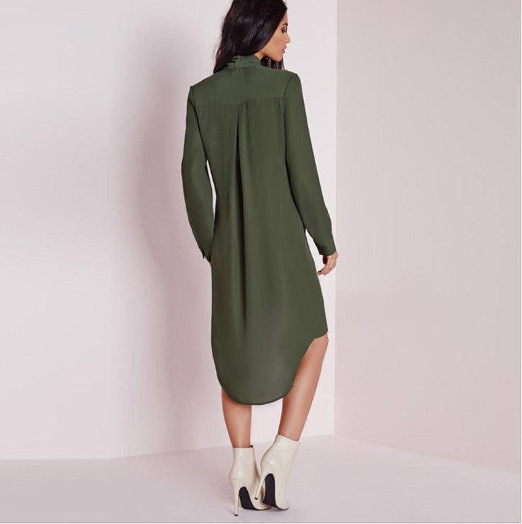 Loose long shirt women

European fashion blouse

American style top

Long sleeve casual shirt

Oversized fashion shirt

Office casual blouse

Modern street style top

Trendy women’s long blouse