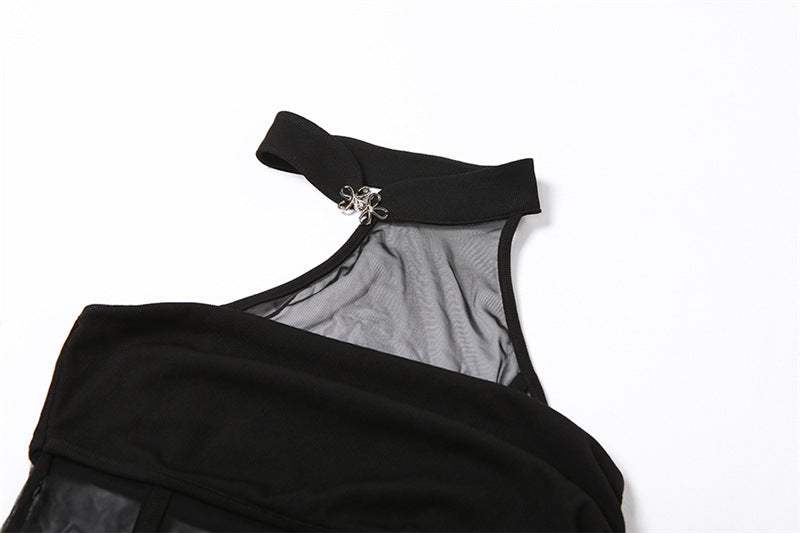 Trendy summer halter dress