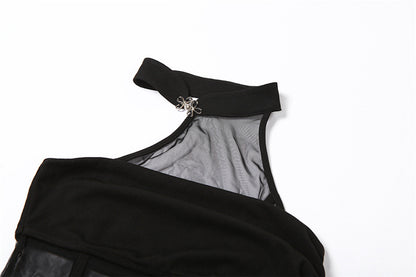 Trendy summer halter dress