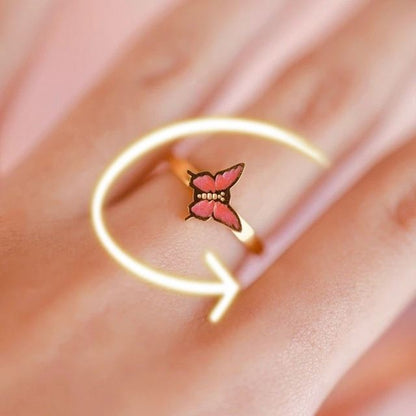 Women’s fidgeting and anxiety relief  finger spinner ring