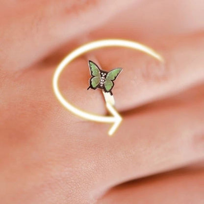 Women’s fidgeting and anxiety relief  finger spinner ring