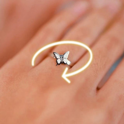 Women’s fidgeting and anxiety relief  finger spinner ring