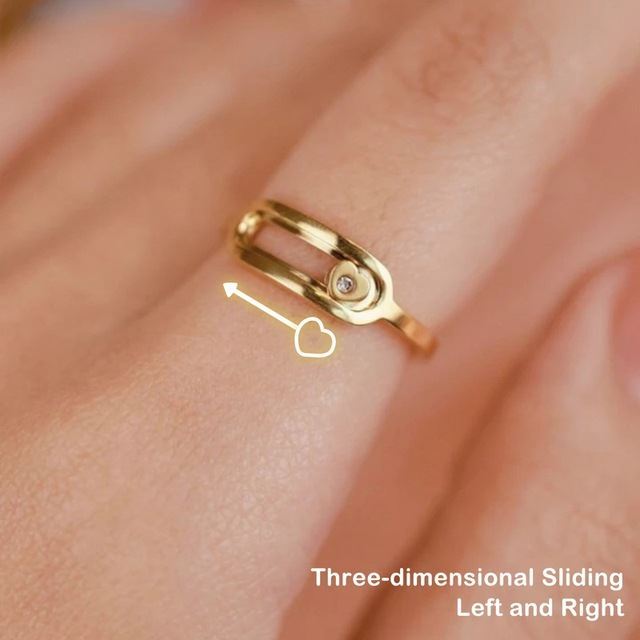 Women’s fidgeting and anxiety relief  finger spinner ring