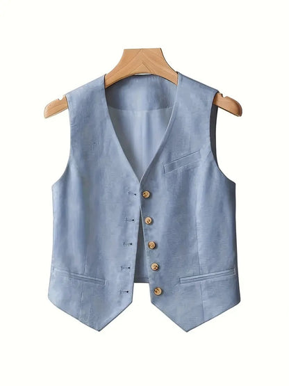 Elegant casual women's vest