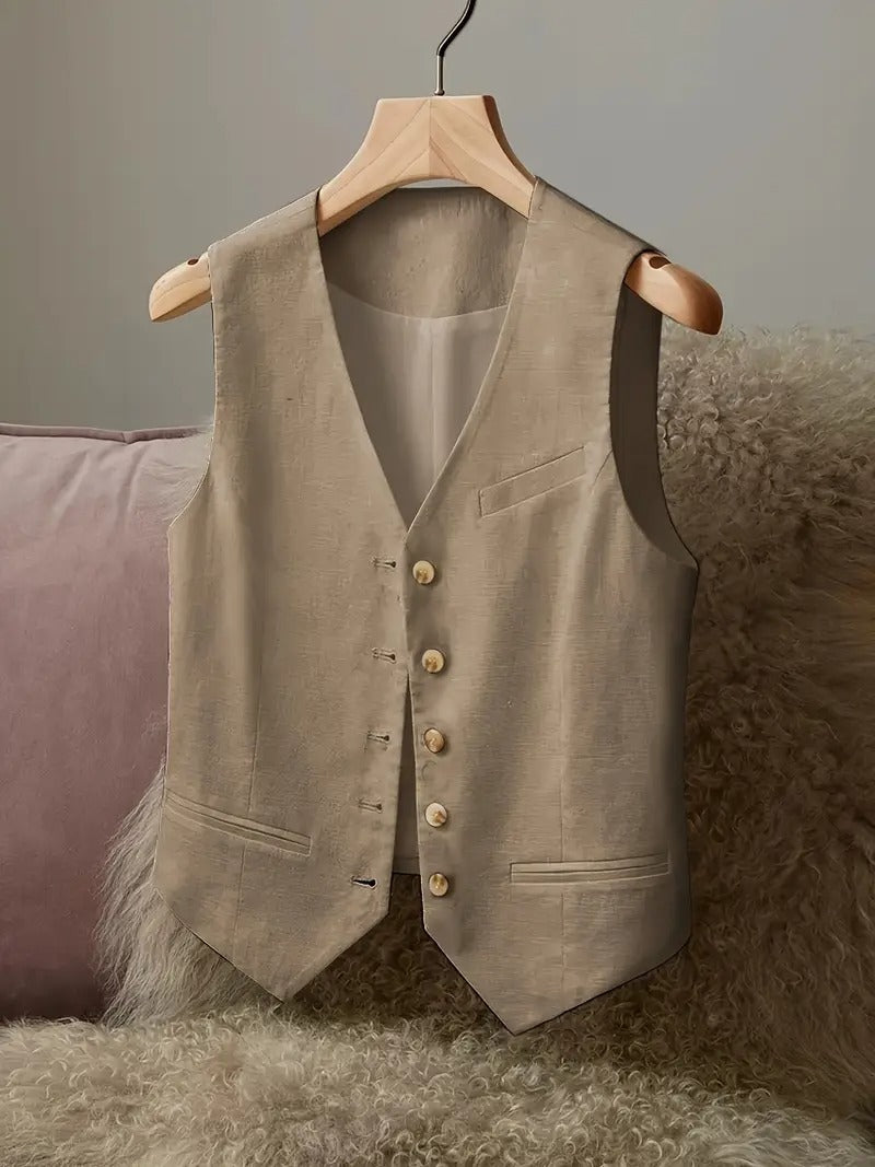 Elegant casual women's vest