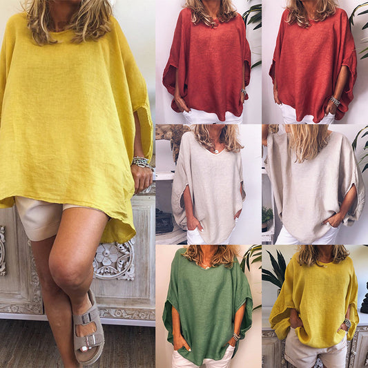 Breathable loose fit ladies top