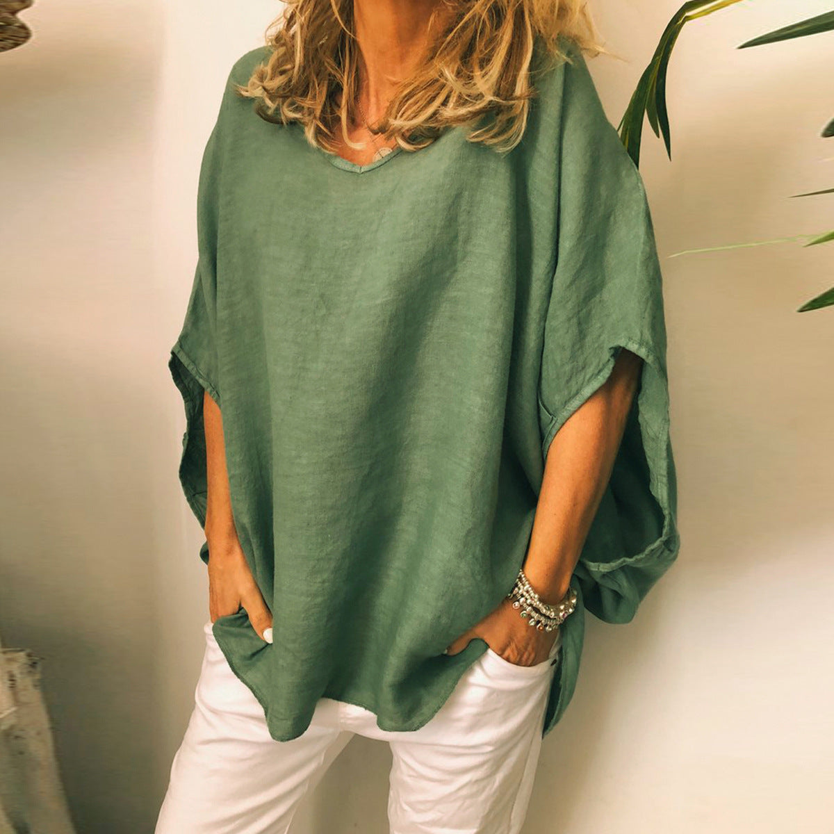 Breathable loose fit ladies top