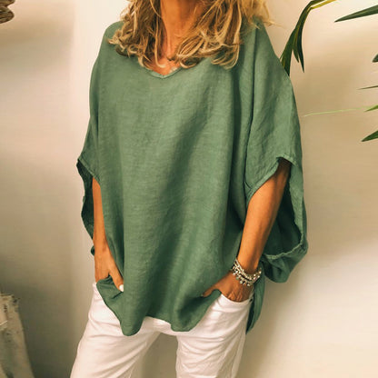 Breathable loose fit ladies top
