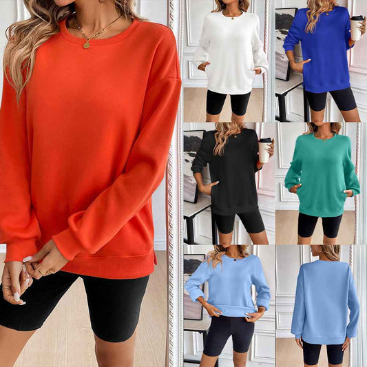 Relaxed fit women's sweatshirt