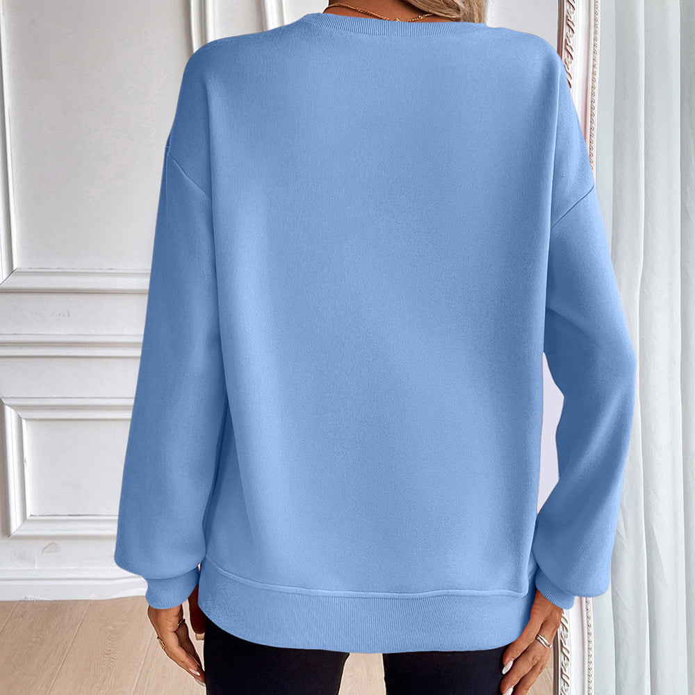 Women's Casual Top
Loose Sweatshirt
Long Sleeve Sweatshirt
Casual Women Sweatshirt
Comfy Sweatshirt
Loose Fit Sweatshirt
Women Pullover
Cozy Casual Shirt
Women Sweatshirt
Loose Sweat Top