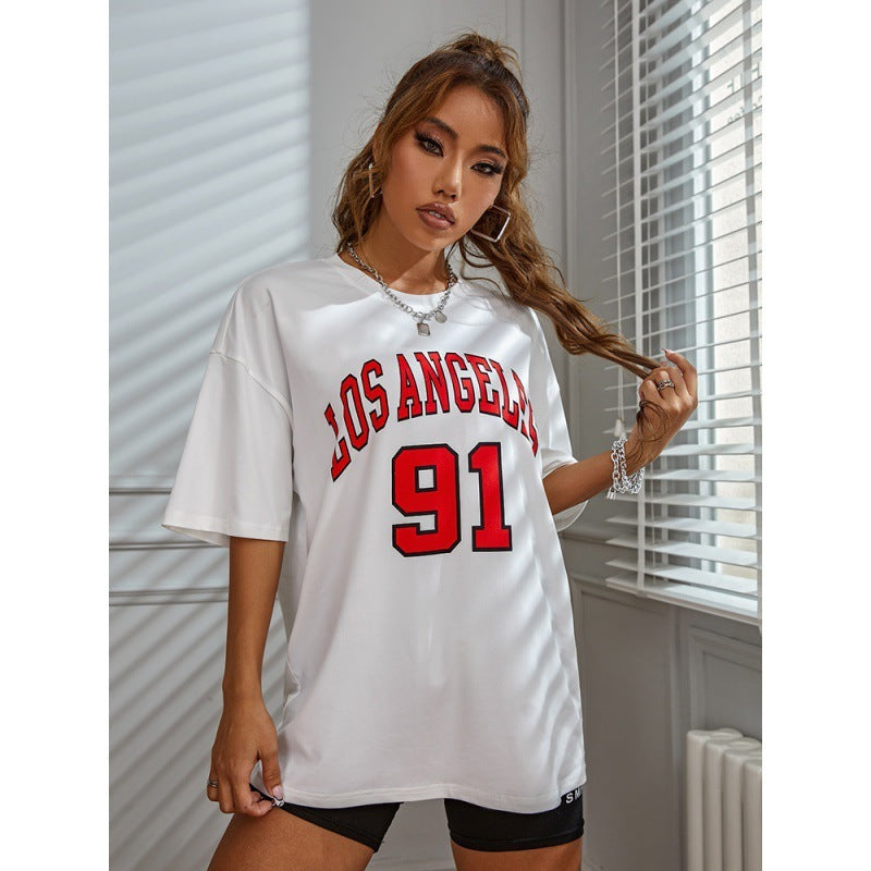 Los Angeles 91st Street t-shirt
City name printed shirt
Streetwear LA tee
LA 91st Street print shirt
